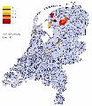 Geografische spreiding Luinenburg in Nederland