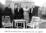 From left to right Anne Hiemstra (son) Hendrik Hiemstra (dad),his wife Doetje and Gerrit Hiemstra (son)