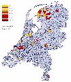 Geografische spreiding Volbeda in Nederland
