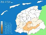 Geografische spreiding van de Holkema's in Friesland