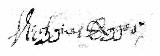 handtekening michiel ages tromp  uit 1640