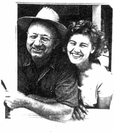 Elmer Hygema and his daughter Ruth Hygema (married Jess D. Wilson)