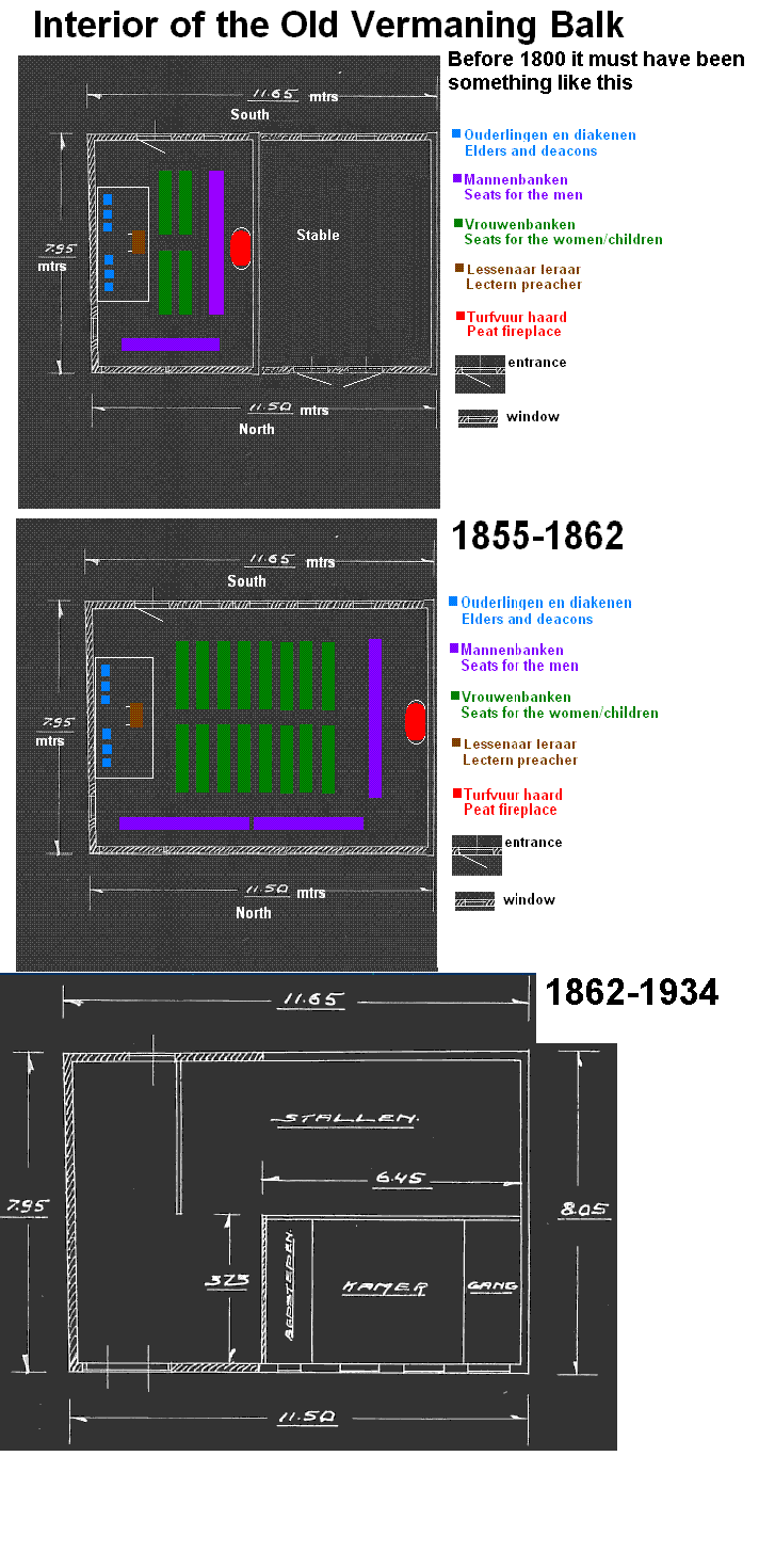 plattegrond van de vermaning te Balk