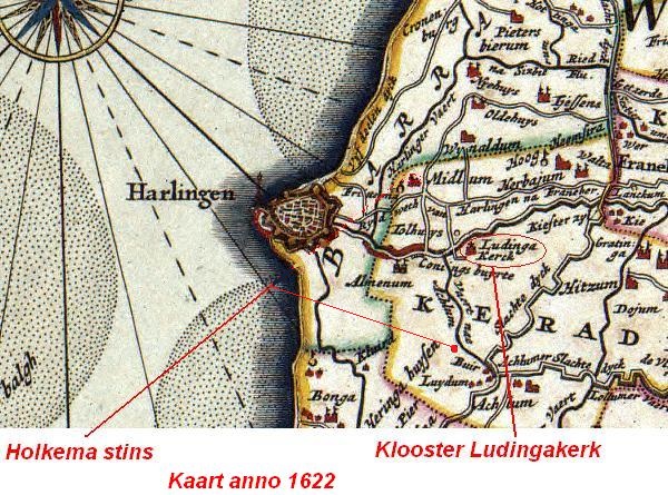 Klooster Ludingakerke en de Holkema stins 