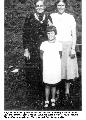 Antje van der Molen married to Gerrit Roelofs Hiemstra with her daughter Johanna Hiemstra (who was married to Marius van Hulst) and grandchild Tinie Mulder (daughter of Antje Martha Hiemstra and Berend Sjoerd Mulder) in 1937