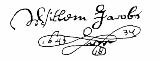 Handtekening van Willem Jacobs Holckema